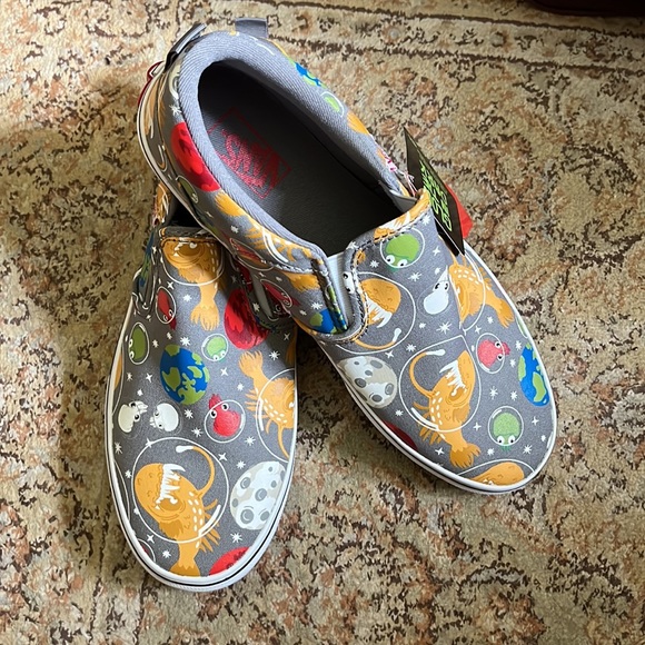VANS Size 7 YOUTH Glow-In-Dark Martian UFO Earth Astronaut $79 NEW - Picture 6 of 16